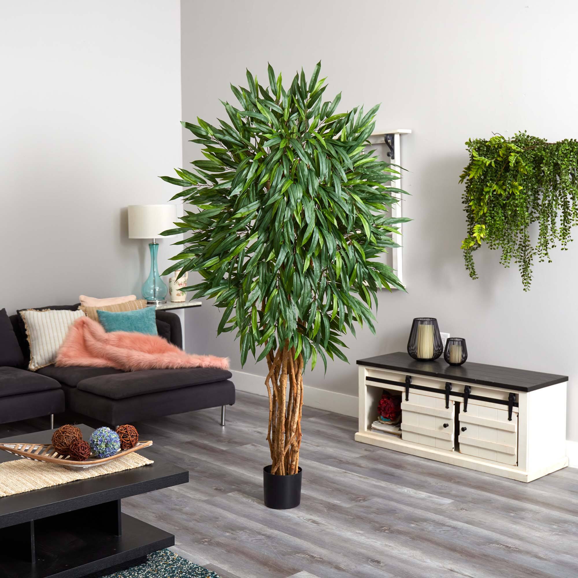 6ft. Potted Weeping Ficus Silk Tree